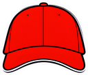 Gorro jockey rojo